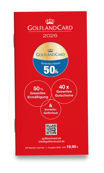 VIP VOUCHER SET 2026 – GolflandCard mit Heft