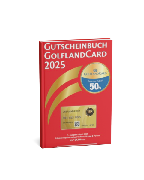 VOUCHER BOOK 2025 – GolflandCard mit Voucher Book