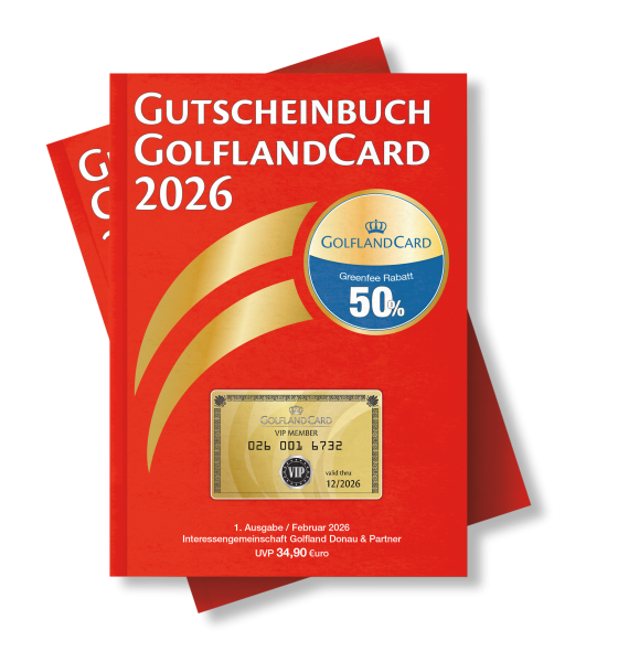 Ab Februar lieferbar: VOUCHER BOOK 2026 – GolflandCard mit Voucher Book