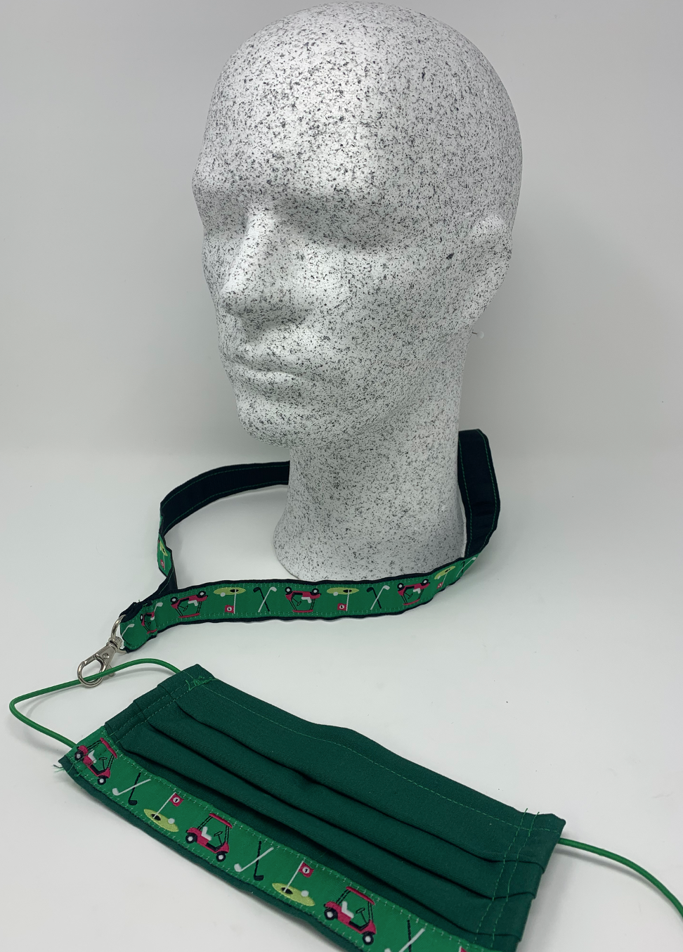 Maskenhalter Grun Fur Die Maske Golf Edition Maskentrager First Class Masken First Class Golf Online Shop