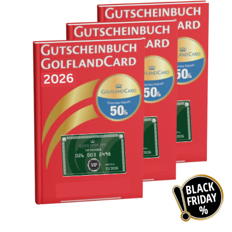 VOUCHER BOOK 2026 – GolflandCard mit Voucher Book