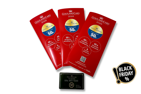 VIP VOUCHER SET 2025 – GolflandCard mit Heft
